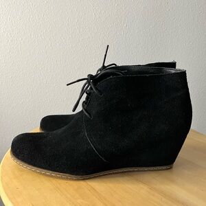 Franco Sarto Acquire Suede Booties Black Size 10